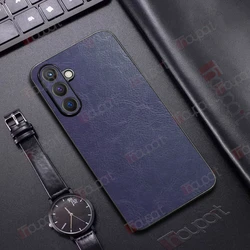 Premium Retro Leather Phone Case - Durable Business Cover - Galaxy A57 (Blue)