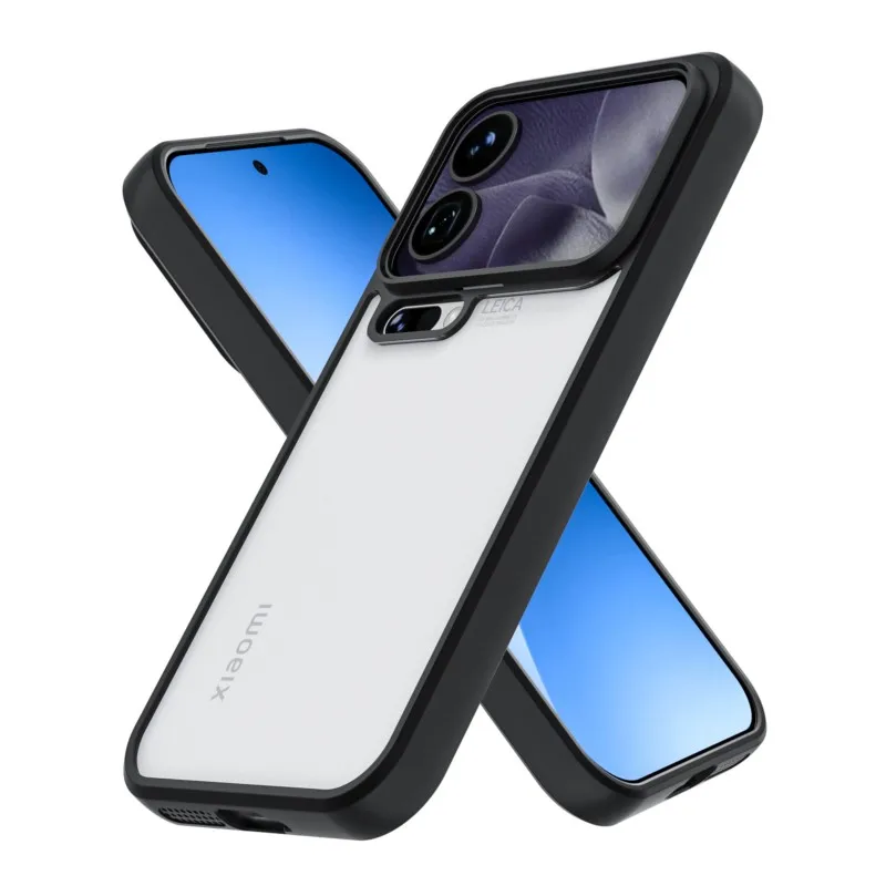 Transparent Black Frame Anti-Shockproof TPU Case