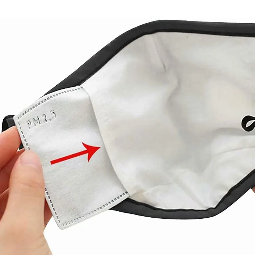 10Pcs/Lot 5 Layers PM2.5 Filter Mask Paper Activated Carbon Adult Kids Masks Anti Dust Haze Mouth Mask Face Mask Filters 4