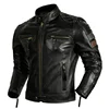 2025 first-layer cowhide, genuine leather jacket, stand-up collar trendy jacket, protective rider 3