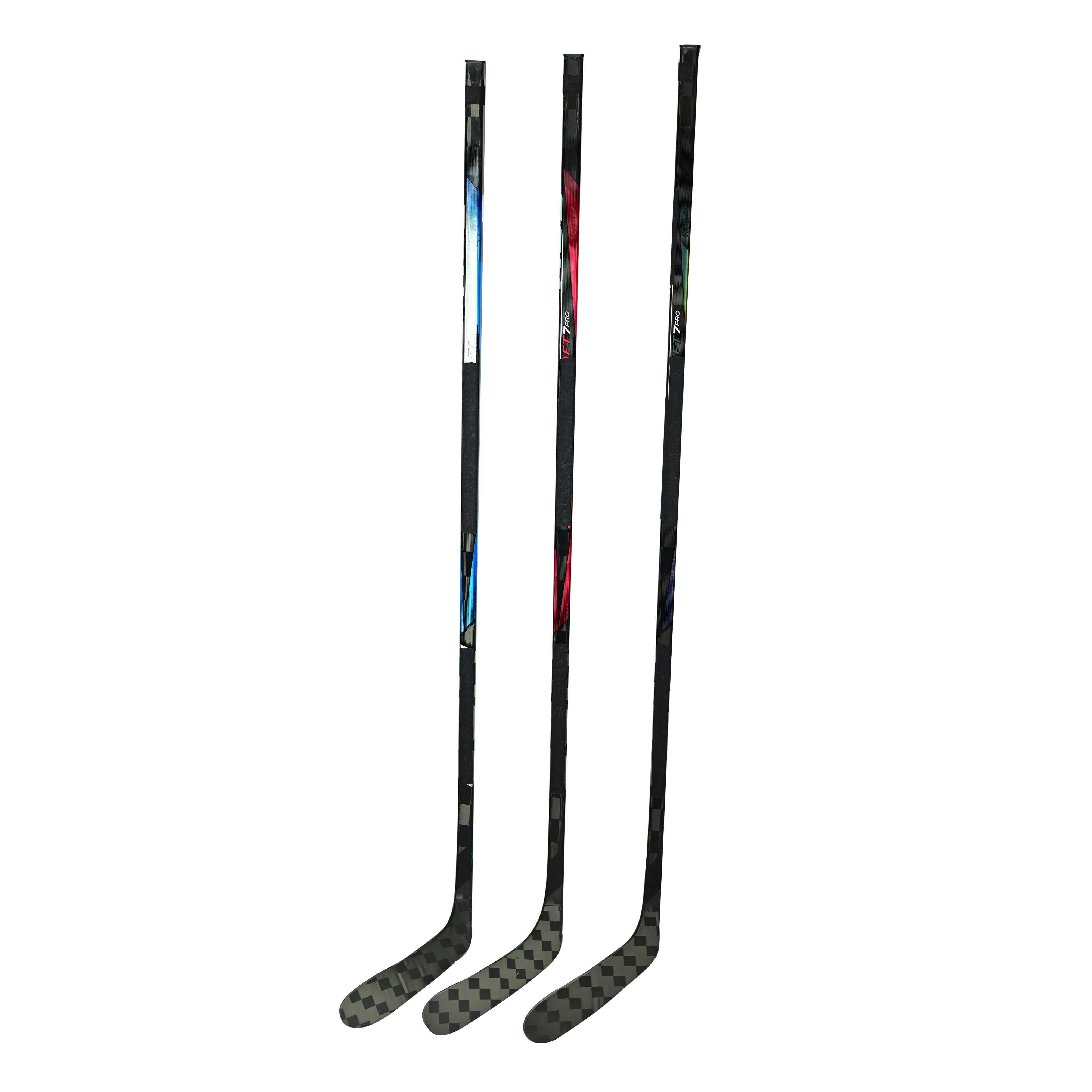 [2-Pack][INT/JR][Silver][FT7] New Ice Hockey Sticks Intermediate SPEED serries FT7 PRO P29 P28 P90TM Grip Carbon Fiber