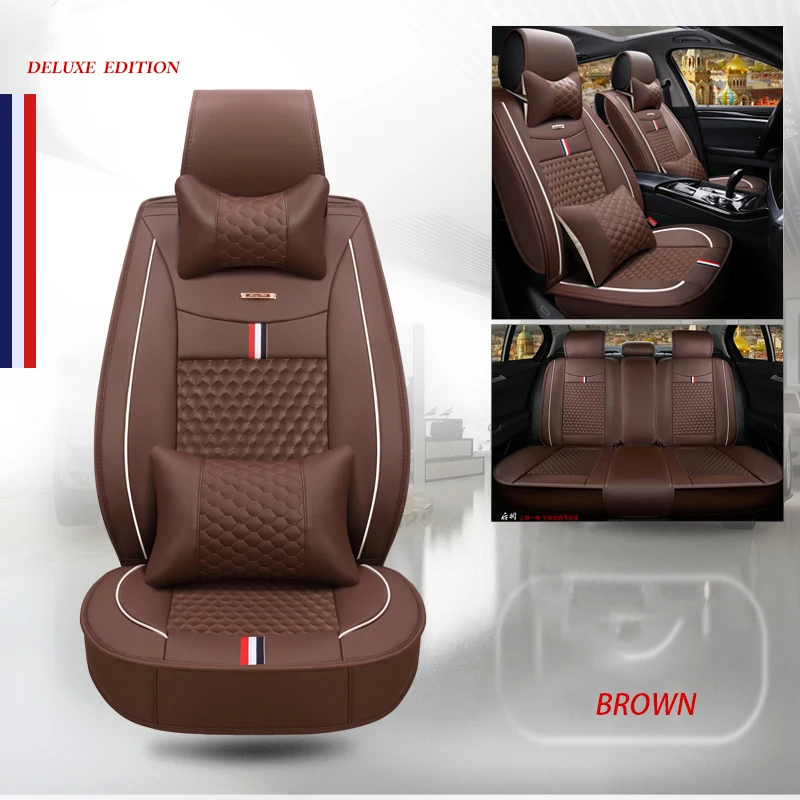 Auto Sitzbezüge Voll Set Universal Für Ssangyong Actyon Sport Korando Kyron  Rexton Rodius Vorsitzender Tivolan Auto Zubehör - AliExpress