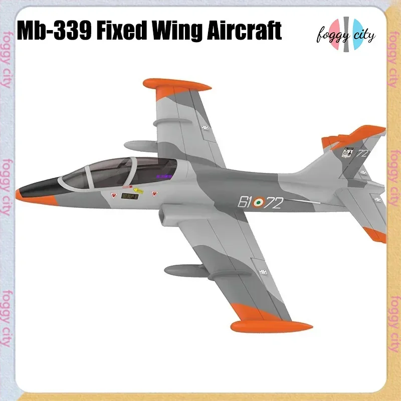 Rc 50Mm Bypass Aircraft Mb339 Epo Electric 4-Channel Remote Control Fixed Wing Crash Fighter Novizio Training Aircraft
