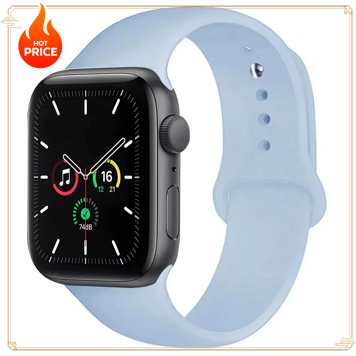 Premium Silicone Strap for Smartwatch - Versatile and Durable Design