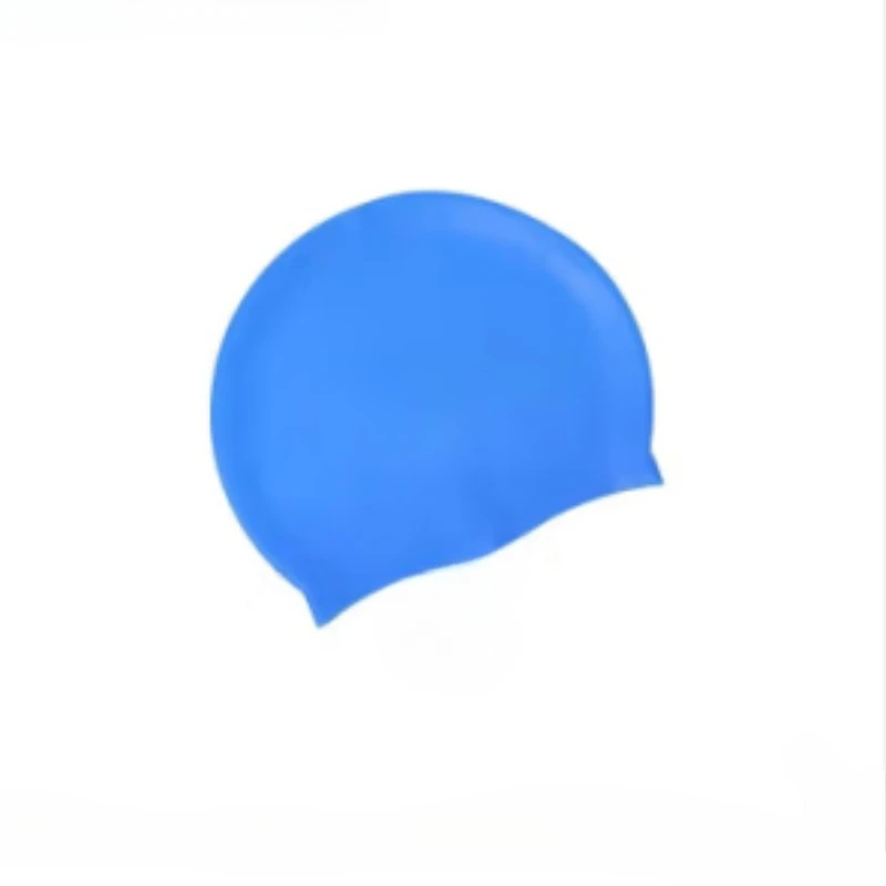 High Quality Silicone Swimming Cap for Adults Men Women Children Large Waterproof Ear Protector With No Wut Head Long Hair
