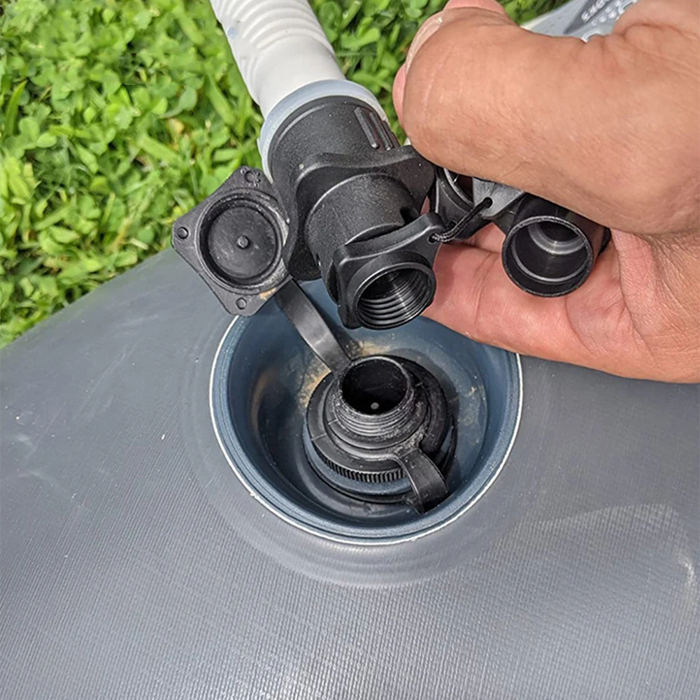 5 In 1 Air Valve Adapter for Rowing Rubber Boat Canoe Kayak SUP Board