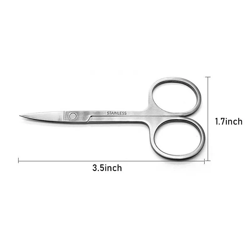 Stainless Steel Scissors Small Nail Tools Eyebrow Nose Hair Cut Manicure Facial Trimming Tweezer Makeup Beauty Tool