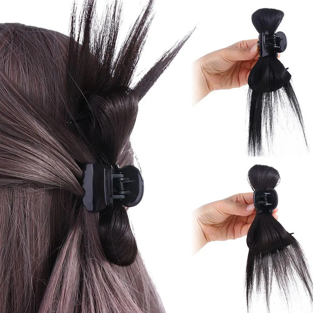 

Hair Bun Girls Fake Ball Head Wig Female Korean Style Women Hair Claw Wig Messy Hair Bun Chignon Hair Extensions Hair Clip Bun