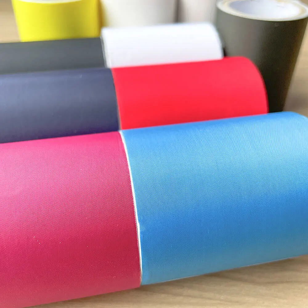 Nastro Di Riparazione In Nylon Autoadesivo - 7.6x200 Cm, Nero, Per Divani, Auto, Borse E Abbigliamento - Foto 7