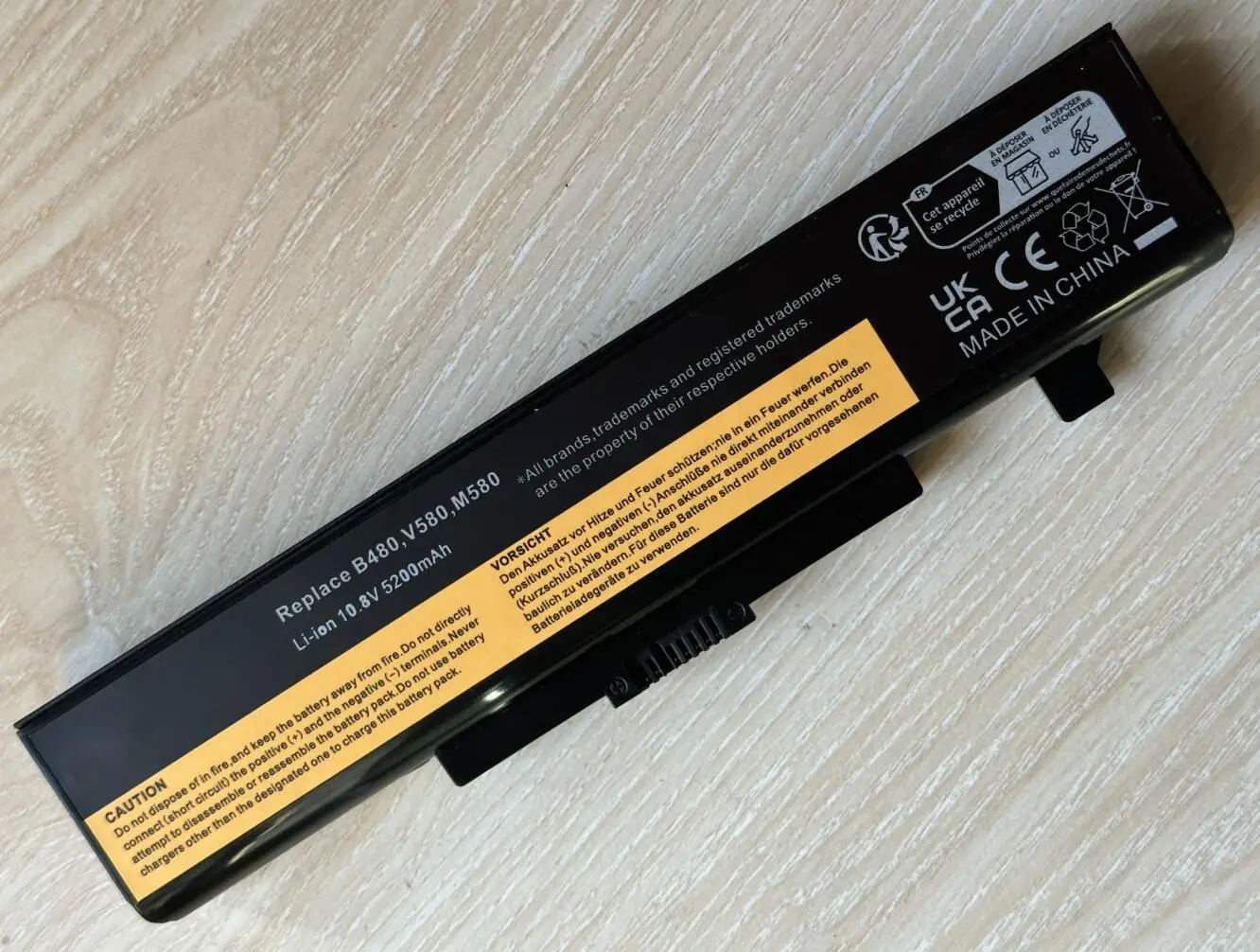 Bateria do Portátil para Lenovo B590 3icr19 652 L11s6y01 3inr19 65-2 B580 B585 B590 B595 M580 M595 M595 E49 K49 - Imagem 5