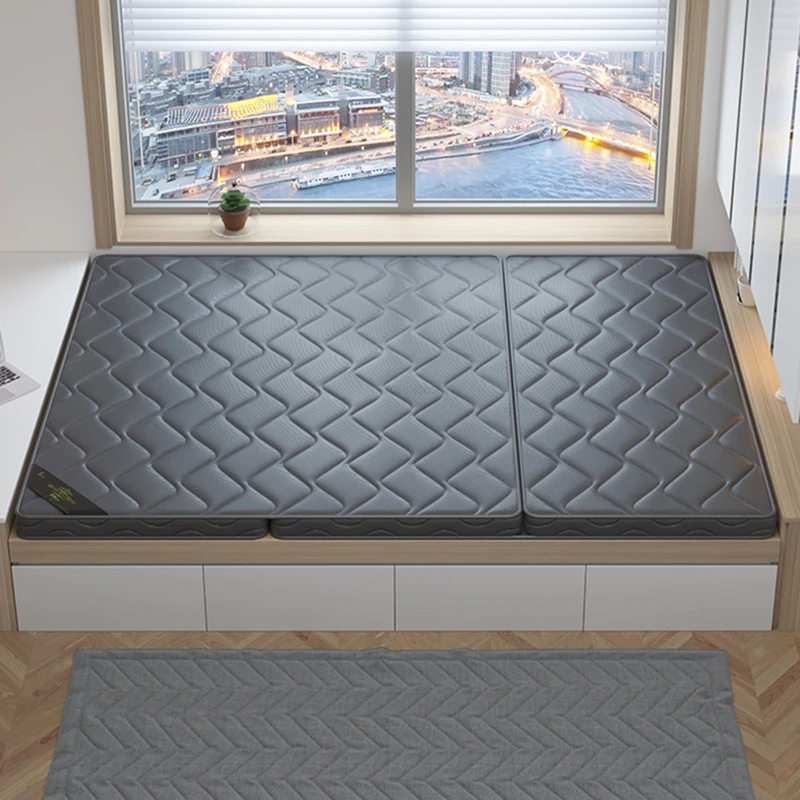 Description Picture 6 of itemFoldable Coconut Palm Mattresses Breathable Tatami Mat Modern Bedroom Furniture Hard Home Student Dormitory Storage Mattress 6cm