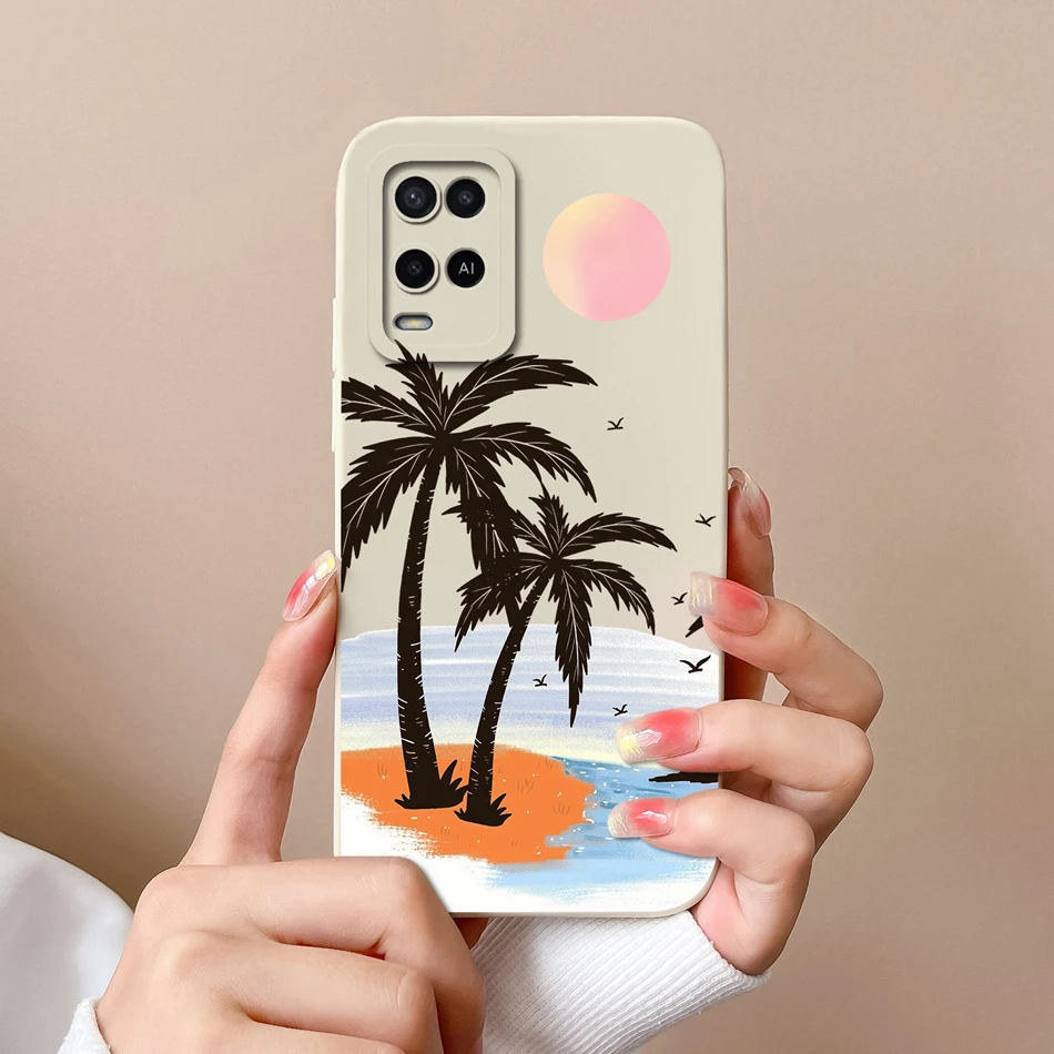 Cute Simple Design Full Protection Soft Liquid Silicone Phone Case