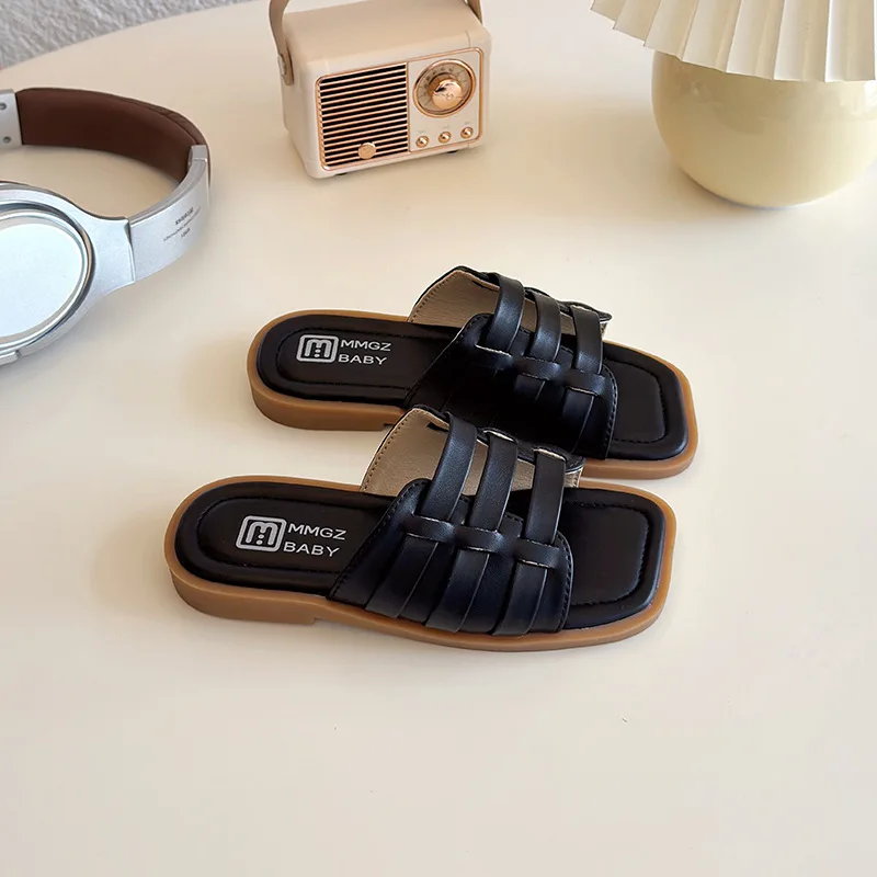 Girls Korean Style Soft Non Slip Slippers