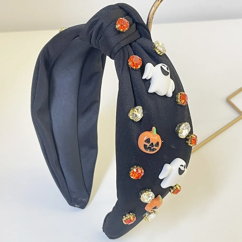 Easy to Wear Padded Halloween Headband Lightweight Durable Hair Jewelry Accessories Sponge Knot Hairband