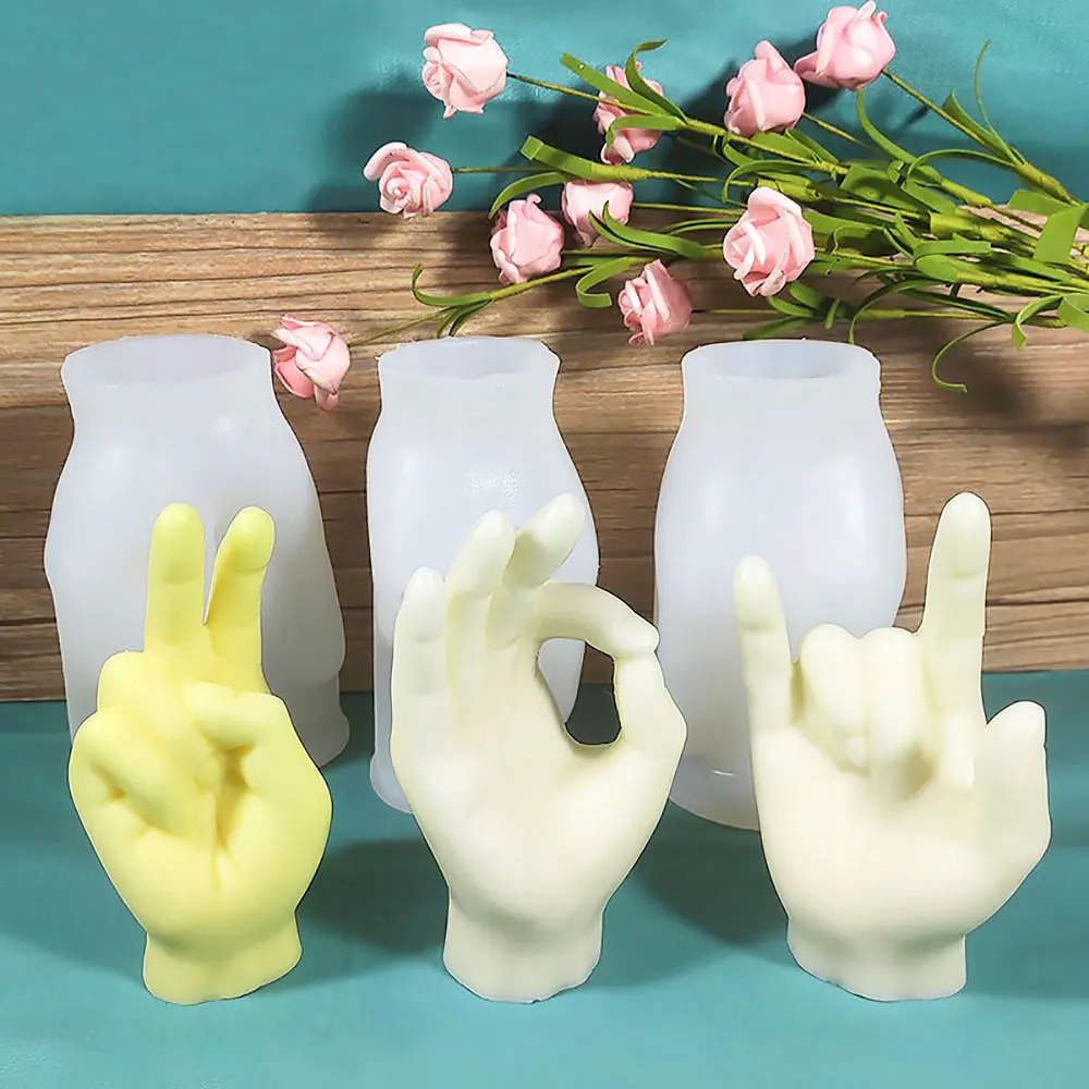 Stampi Per Sapone E Resina Stampi Per Candele, Stampo In Silicone Per Candele 3D, Per Cioccolatini Fai Da Te, Sapone Fatto A Mano, Candele Per Aromaterapia, Ornamento In Gesso Stampi Casa In