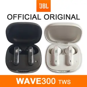 JBL-auriculares inalámbricos Wave 300, audífonos TWS originales con  Bluetooth, intrauditivos, ligeros, con micrófono - AliExpress