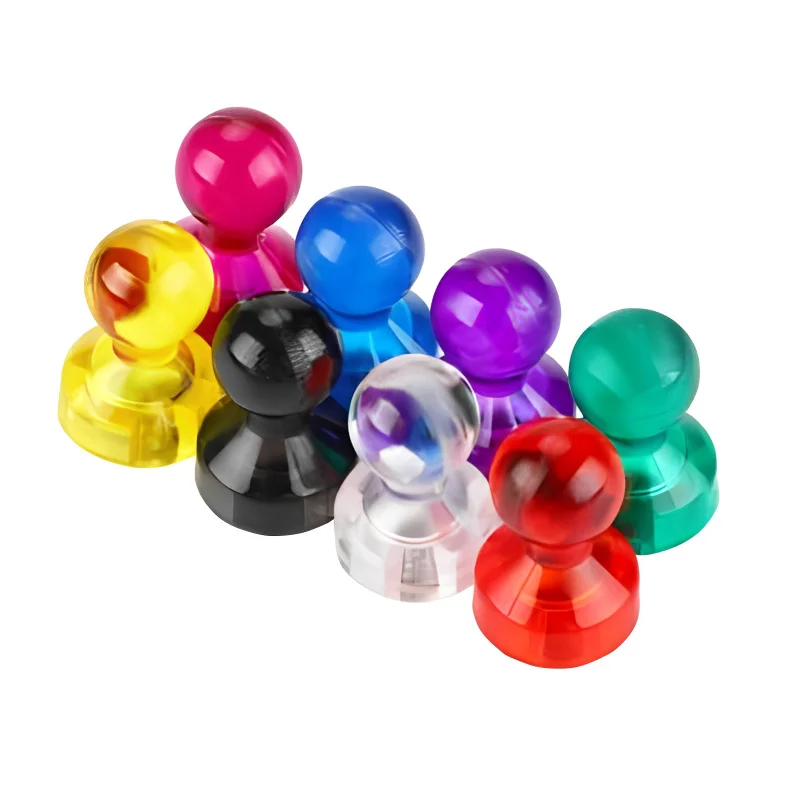 10-20 pz Push Pin Magneti Puntine da disegno Forti Magneti al neodimio Coni Magneti per lavagna per frigorifero Ufficio Strumenti per la casa Magnete a 7 colori  13