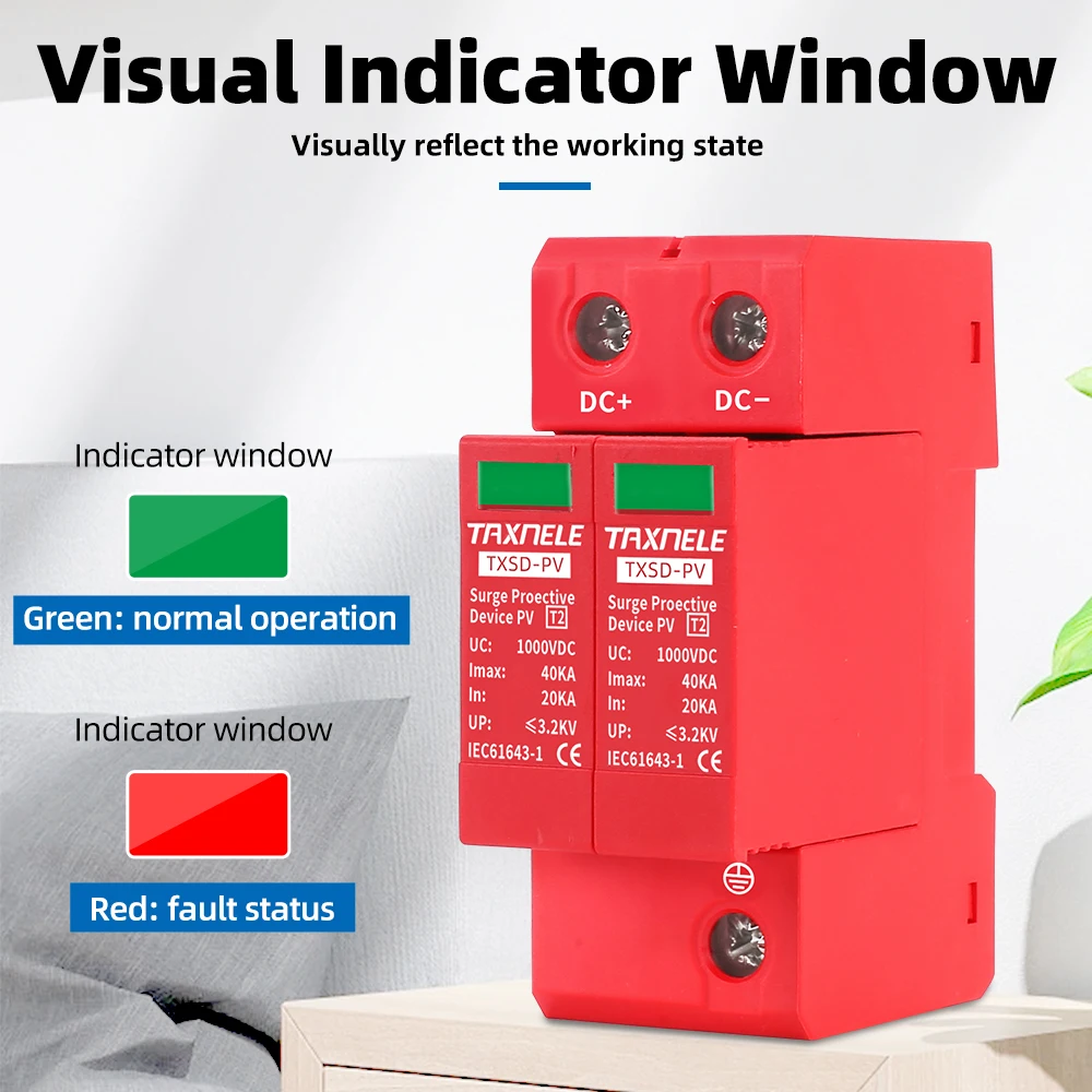 High-Performance Solar Photovoltaic Surge Protector and Lightning Arrester