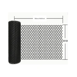 Durable Premium Mesh Net: High - Quality Polyethylene for Versatile Applications (Black)