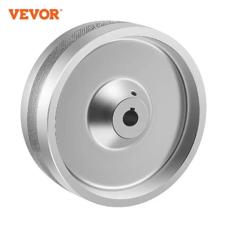 Vevor 24mm Bore Aluminum Alloy 2x72in Belt Grinder Wheel With Keyway 7in Drive Wheel For Hollow