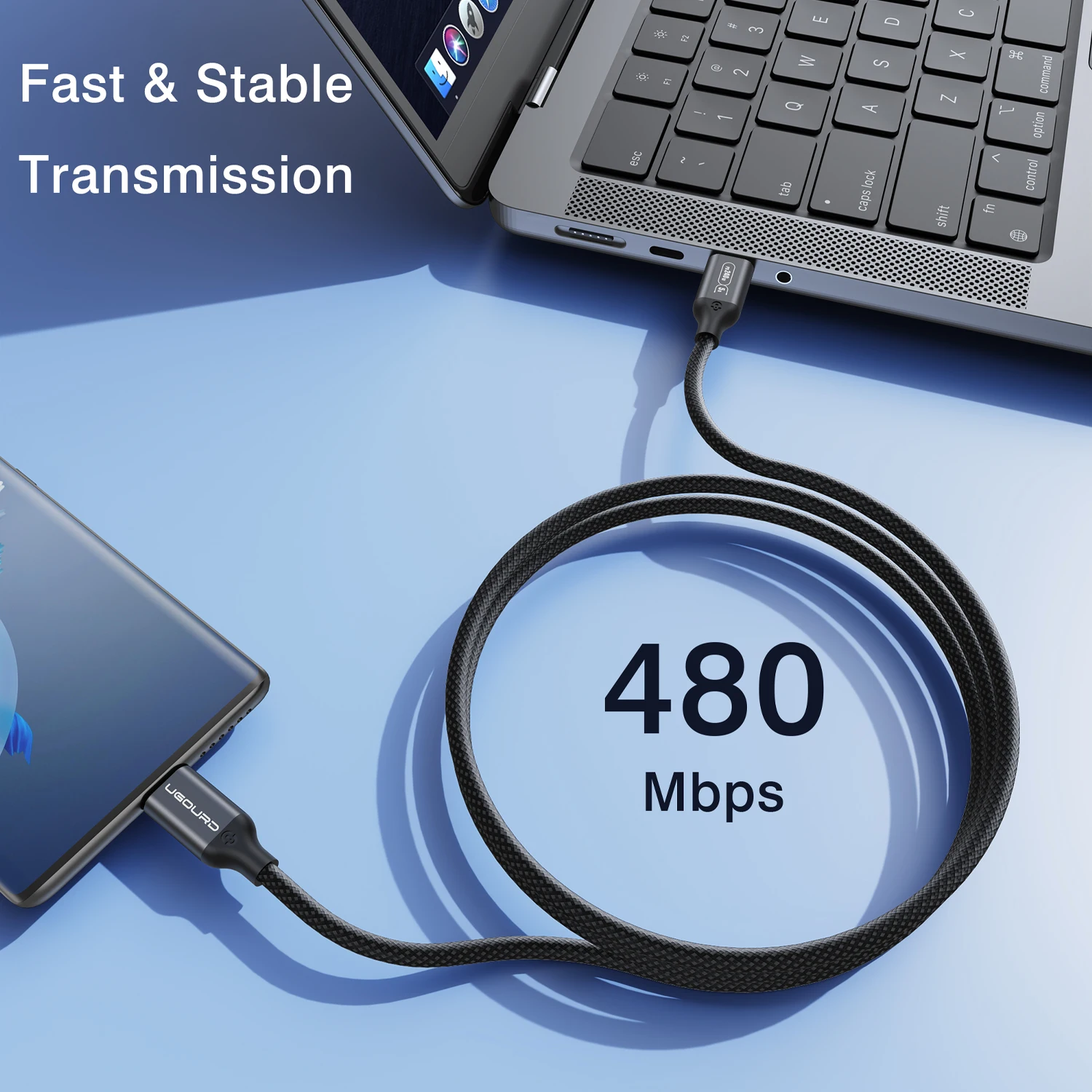 UGOURD Type C 240W Super Fast Charge Cable USB C PD 60W Quick Charging Power cord for iPhone15 Plus Pro SAMSUNG Huawei Xiaomi BEST SELLERS