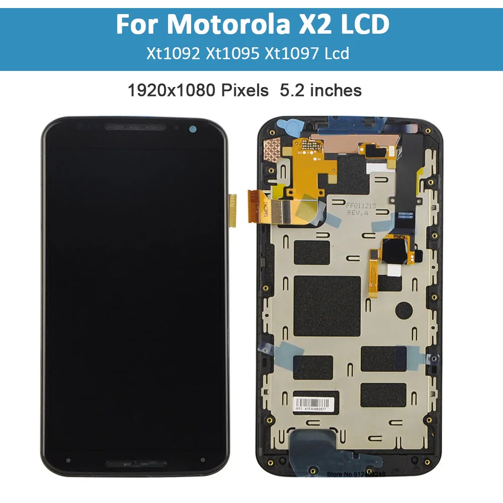 Marty Fielding lucha rodillo Original AMOLED For Motorola Moto X2 LCD Display for Motorola X2 Xt1096  Xt1097 Touch Screen Digitize Xt1092 Xt1095 with Frame _ - AliExpress Mobile