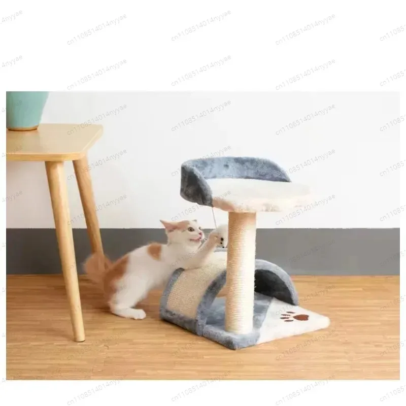 저항력이 강한 사이잘 고양이용 소형 스크래쳐 제조업체 도매 짧은 플러시 소프트 바이트