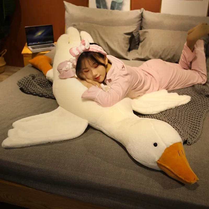 Big White Goose Plush Toy Large Animal Pillow Can Doll Animal Douyin Big White Goose Cute Animal Pillow Online Hot Selling
