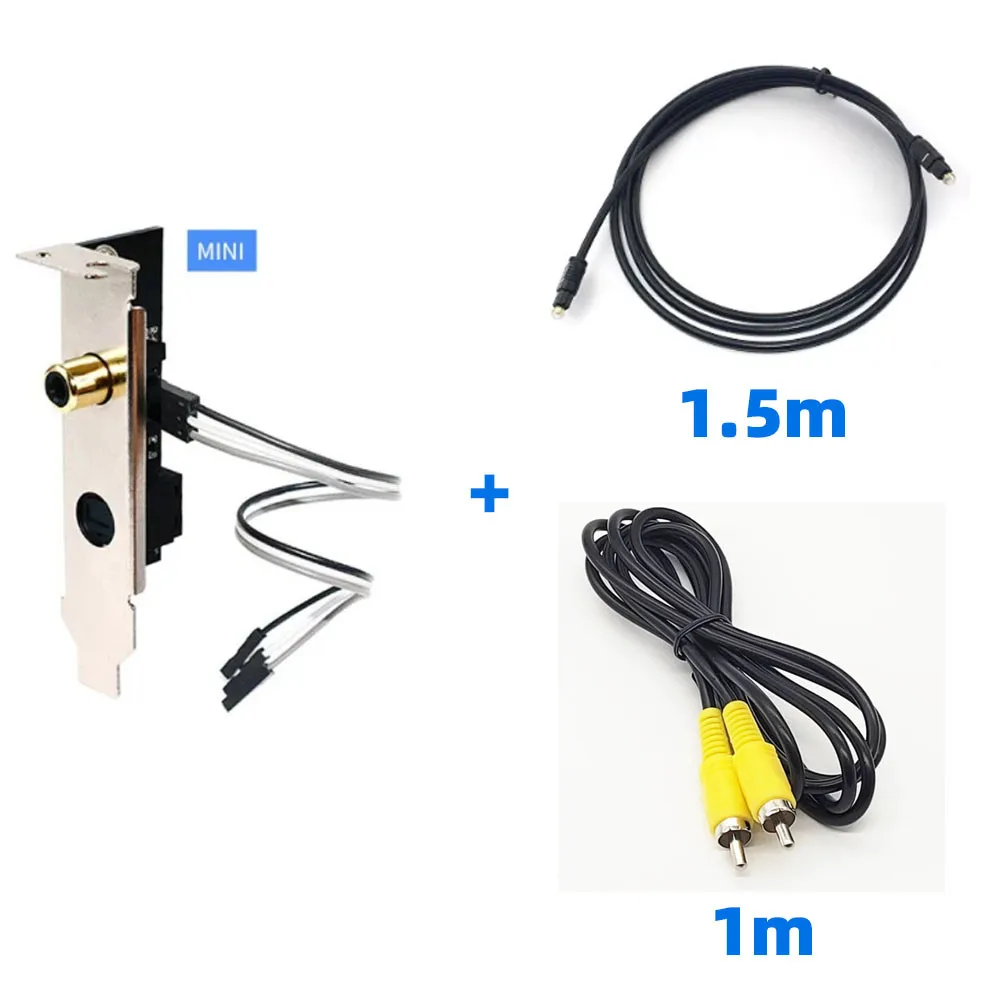 Scheda figlia coassiale in fibra ottica 24 bit 192 kHz SPDIF OUT per