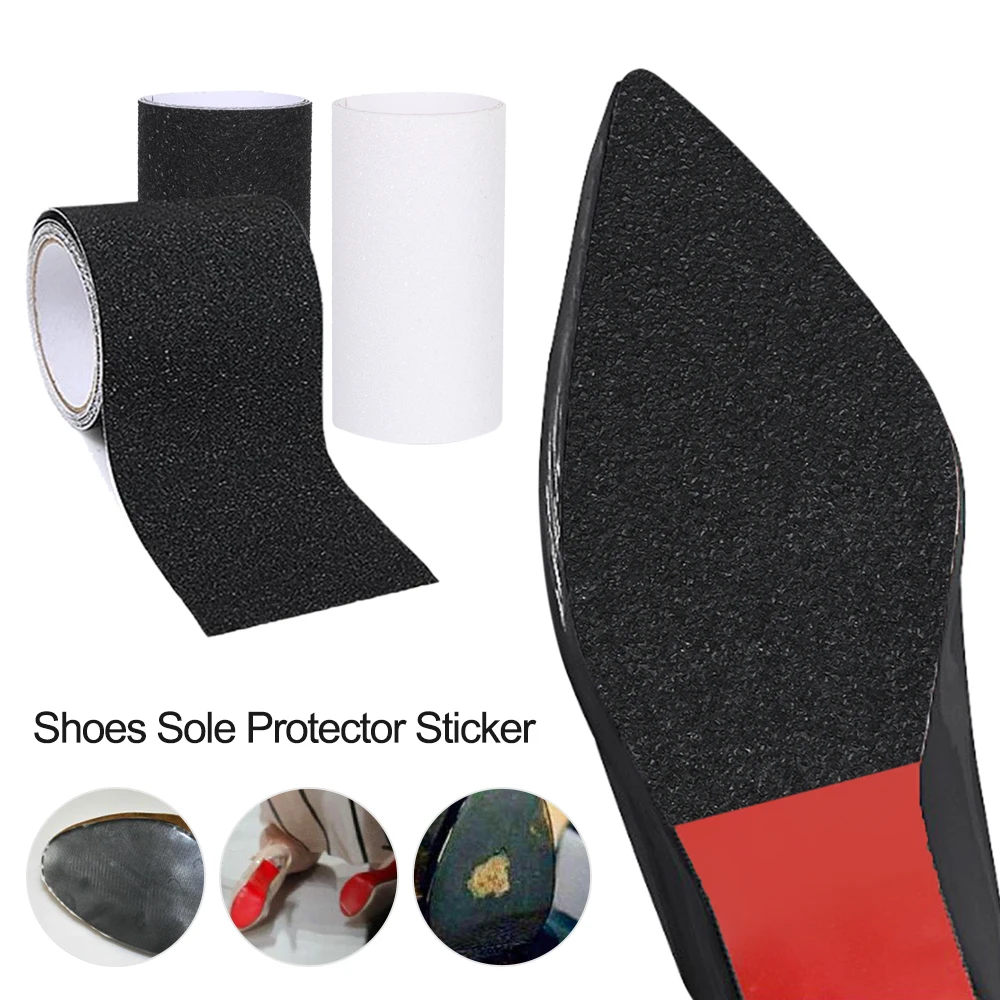Transparent Adhesive Protector Sole Shoes Soles Selfadhesive Black
