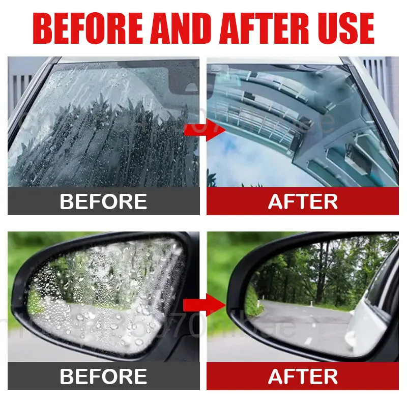 Car Glass Anti-rain Water Spray Repellent Nano Coating Hydrophobic Waterproof thumbnail 10