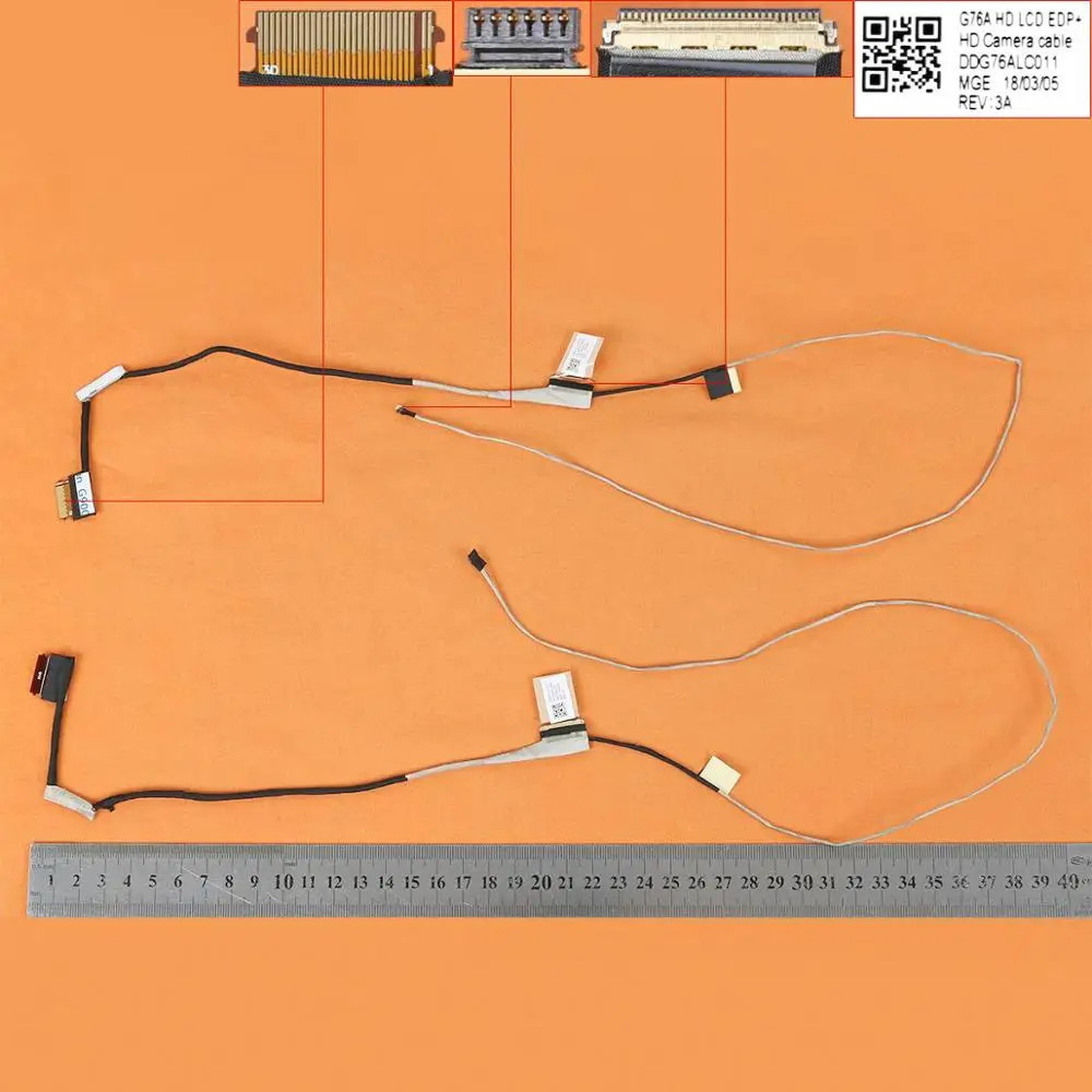 Новый ЖК-светодиодный видеокабель для HP 15-CC 15-CC726TX 15-CC723TX 15-CK 15-CD TPN-Q201,ORG PN:DDG76ALC011 видеокабель для жк дисплея для dell 15mr 7748s 15 5557 5455 5545 5547 5548 30pin dc02002bv00 0j0243