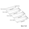 4 Layer Spice Drawer Organizer Adjustable Acrylic Spice Jars Rack Tray Expandable Seasoning Organizer Cabinet Kitchen Shelves 2