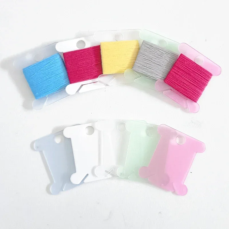 Lot De 100 Bobines En Plastique Pour Ranger Fils à Broder, à Coudre - 38x35 Mm - Organisation Couture Et Point De Croix
