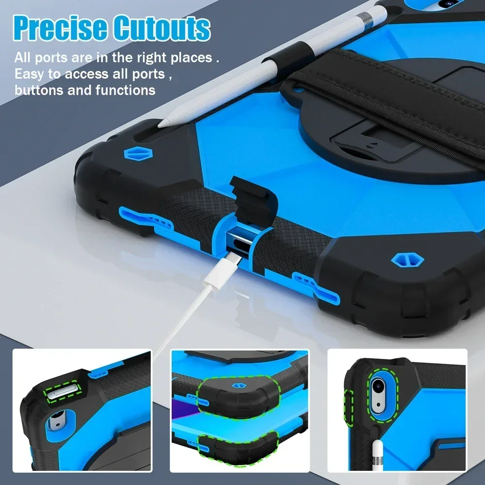 Durable Shockproof Tablet Case with Kickstand Cover