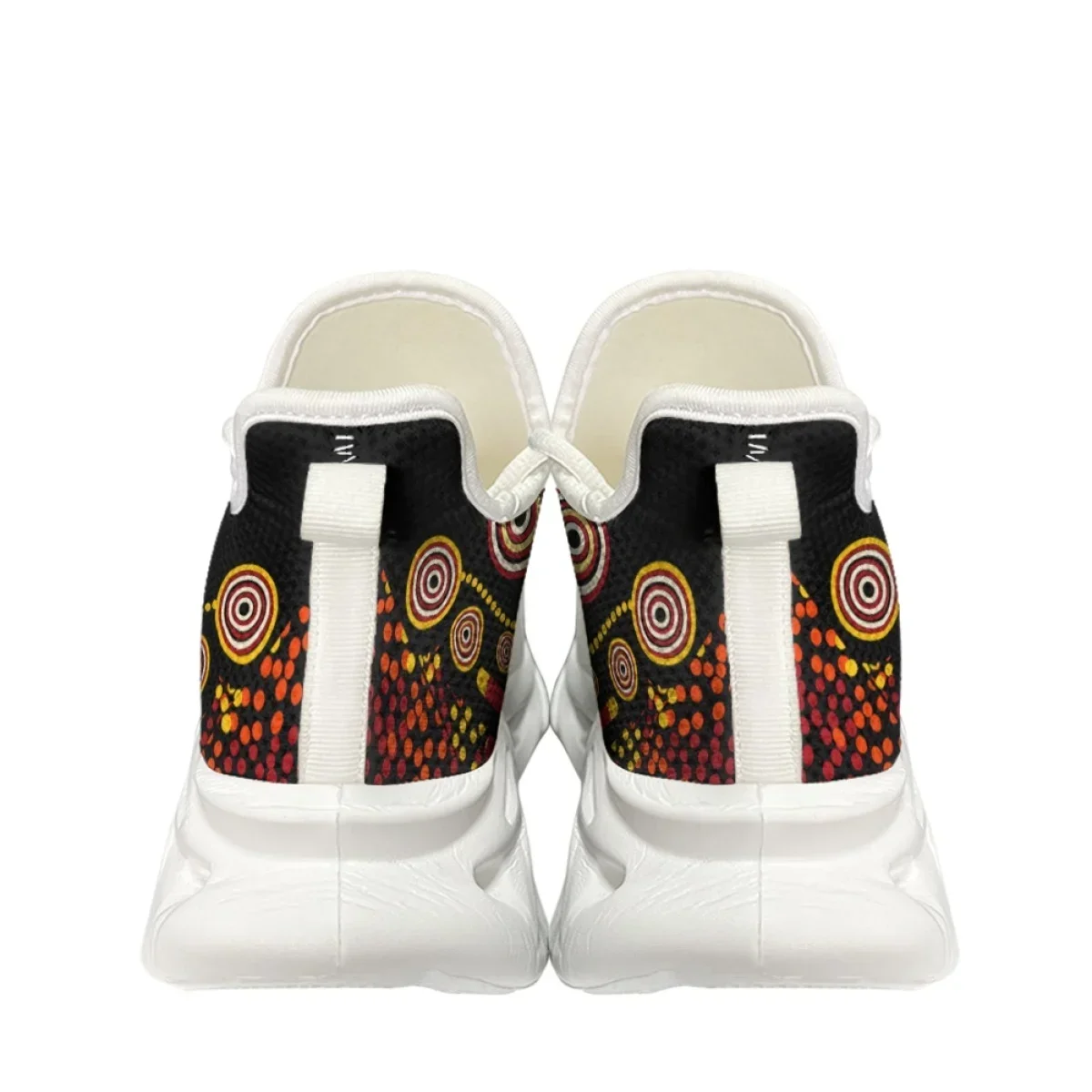 Australia Aboriginal Designer Sneakers Indigenous Lizard Art Casule Comfortable Flats Walking Shoes Anti-slip Shoes For Women
