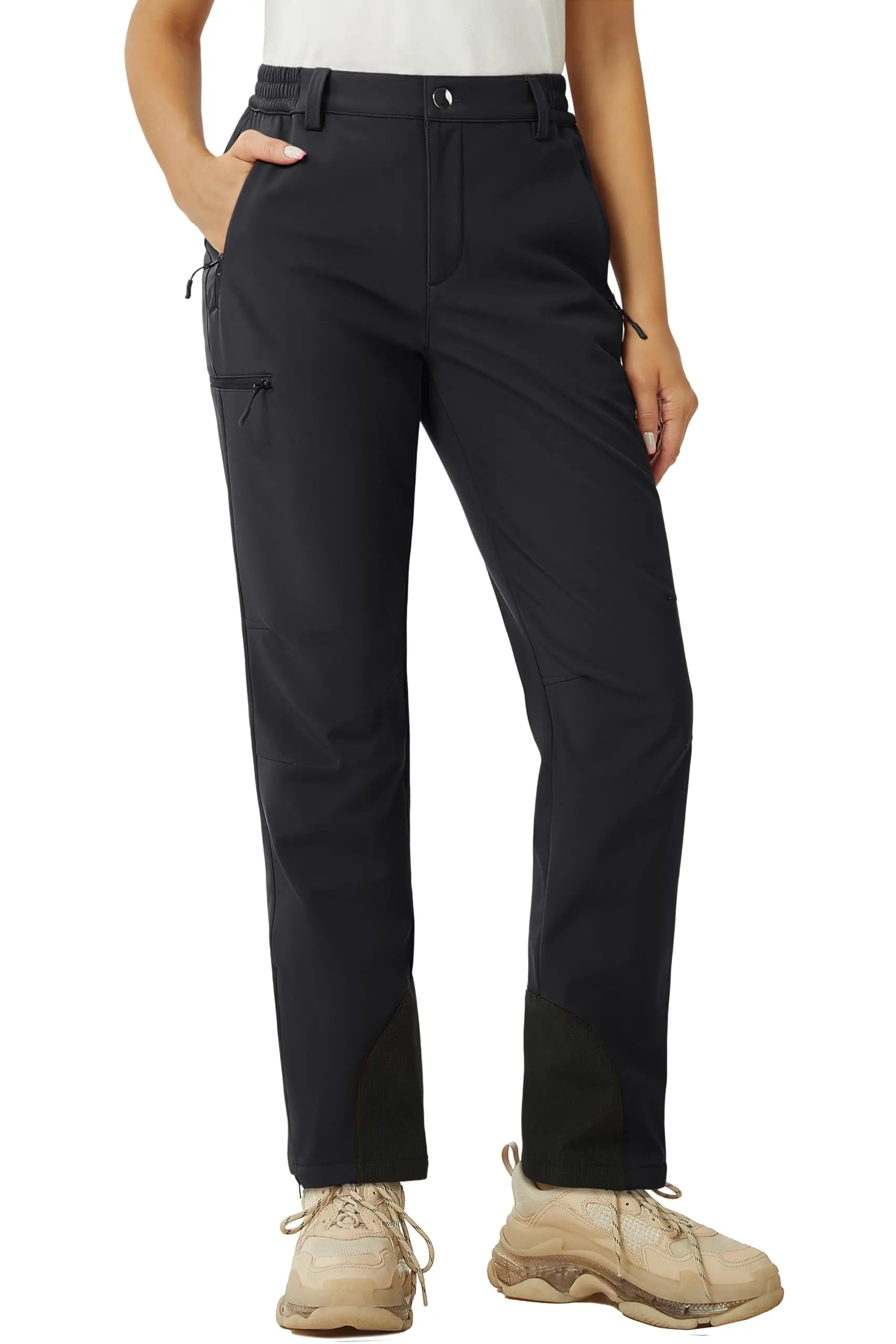 Hiking Pants Waterproof Golf Trousers Ladies Lined Waterproof