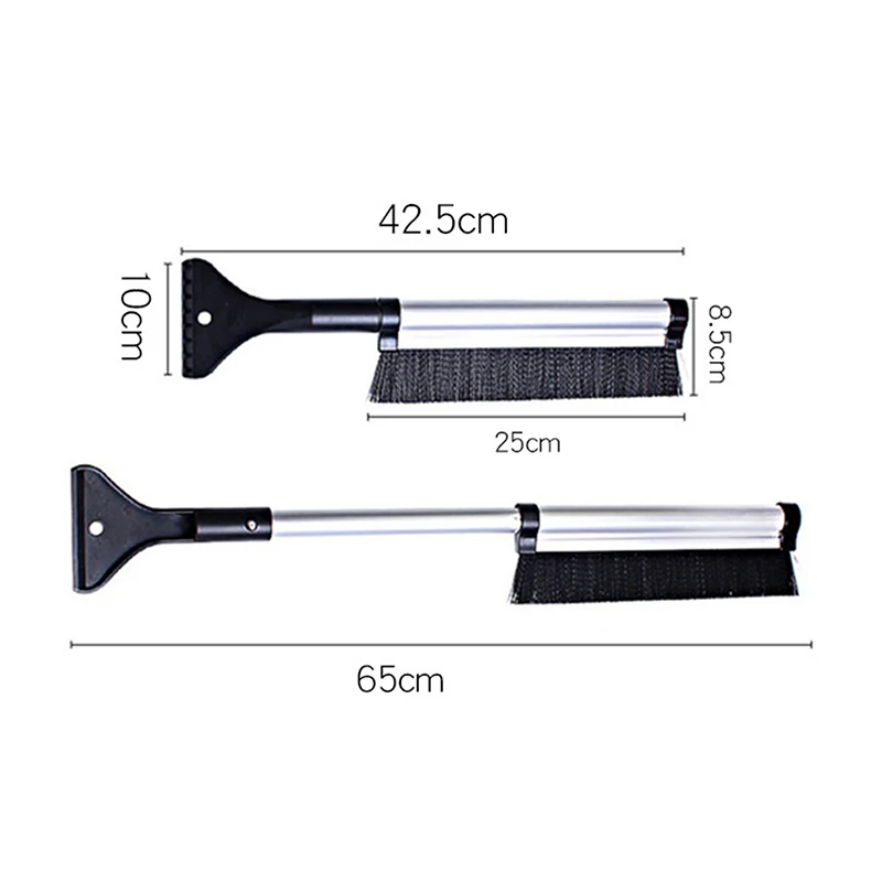 Car Snow Brush Windshield Wiper Snow Shovel Extendable Cleaning Tool