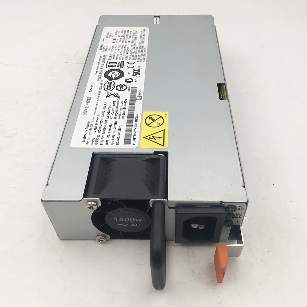7001616-J000 For IBM X3850 X6 X3750 M4 Power Supply 7001616-J002 69Y5953 69Y5954 1400W 5 7001616-J000 For IBM X3850 X6 X3750 M4 Power Supply 7001616-J002 69Y5953 69Y5954 1400W - Image 3