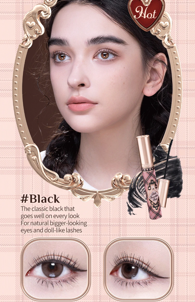 Description Picture 6 of itemFlower Knows Lengthening Mascara Chocolate Wonder-Shop Series 3.5ml Mascara Eyelash Waterproof Makeup Women Beauty