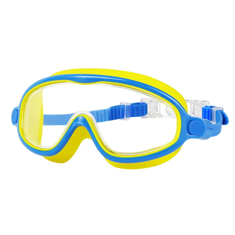 Children's Swimming Goggles Kid HD Transparent Mask Waterproof Anti-fog  Myopia Glasses Large Frame Diving Goggles Boys Girls 5