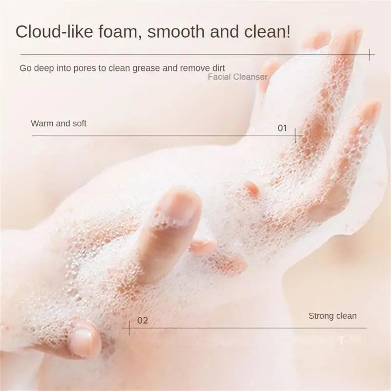 Face Wash-60g Deep Cleansing Sakura Facial Cleanser Moisturizing Nicotinamide Amino Acid Gentle Face Washing Milk Refreshing Oil Control