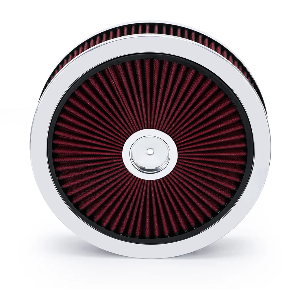 Air Cleaner For Carburetor 14x3 Inch Round High Flow Air Filter ...