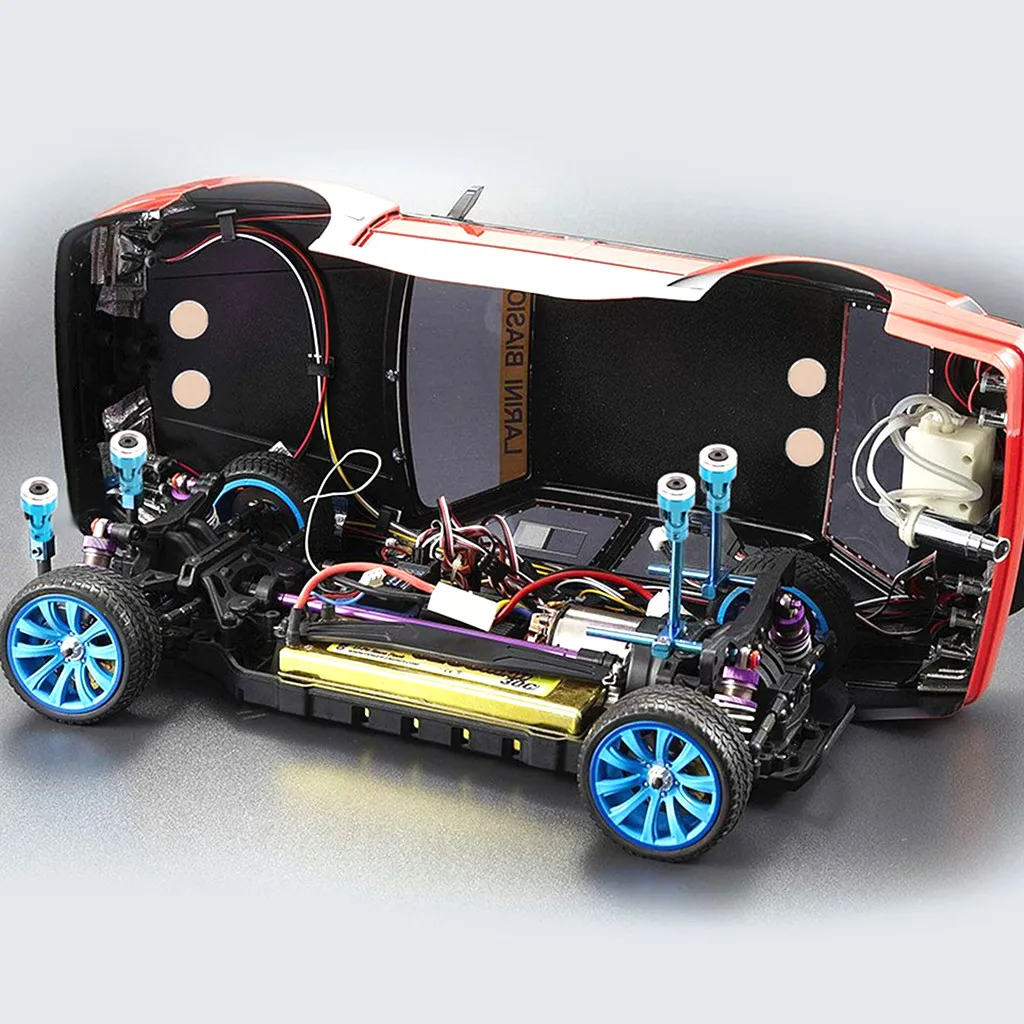 RC カー クローラー パーツ Compatible With Sakura D4 D3 ブレーキをシミュレート 1/10 RC Compatible With SAKURA D3 D4 1/10 RCカーアップグレードパーツ交換アクセサリー 2個 アルミニウム