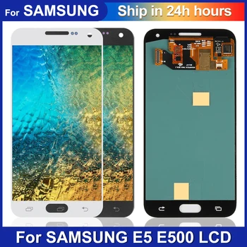 Display da 5.0 ''Per Samsung Galaxy E5 LCD Touch Screen Digitizer Assembly E500 Display E5000 LCD E500F Display E500H E500M