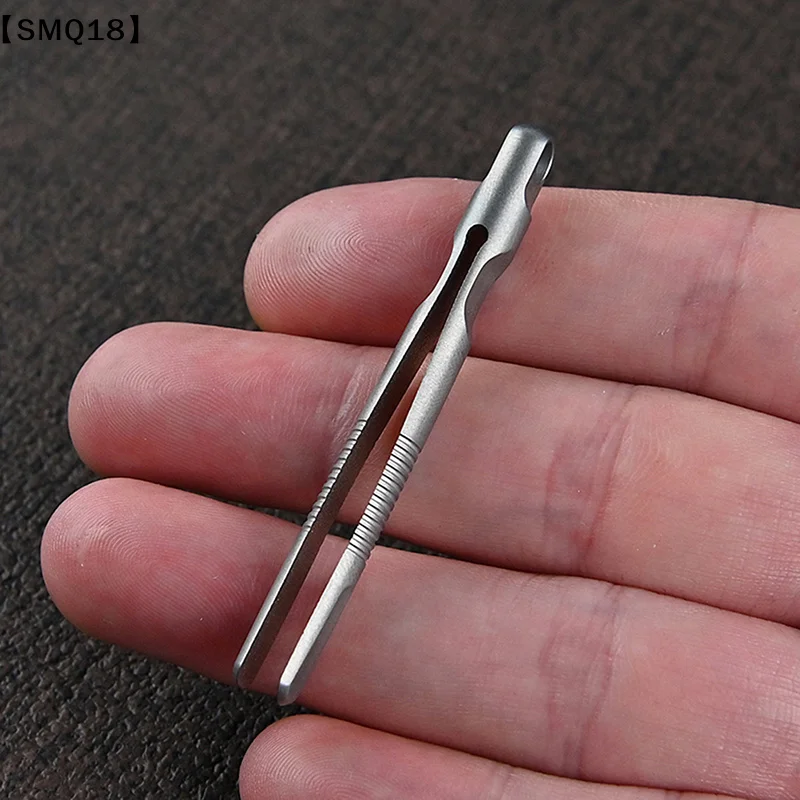 Compact Titanium Tweezers - Portable TC4 Alloy Nipper