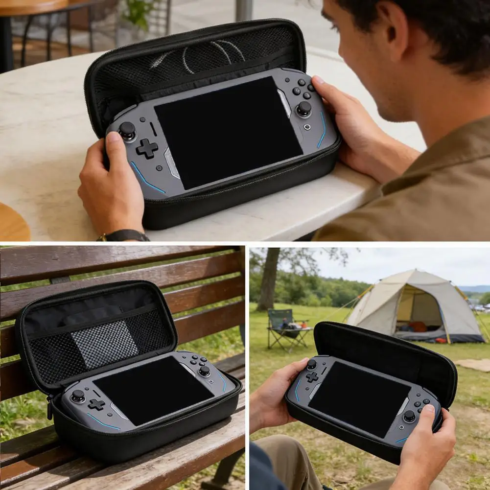 Black Shockproof Hard Shell Carrying Case