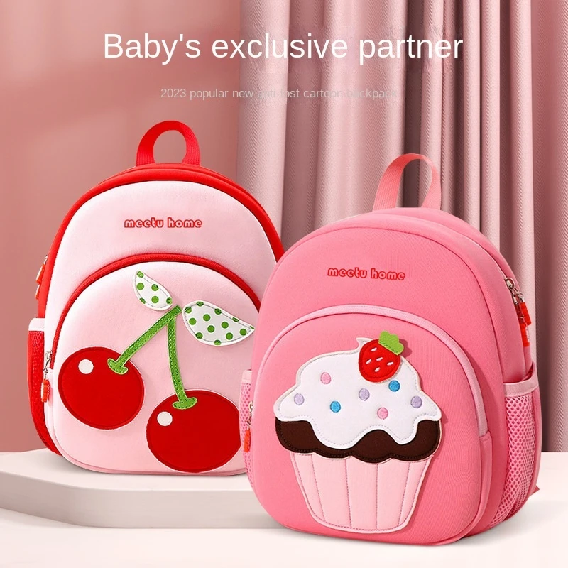 Children's Backpack Children's Bag Girls Lightweight Waterproof school bag For Kindergarten Girls Schoolbag  Red Pink Blue