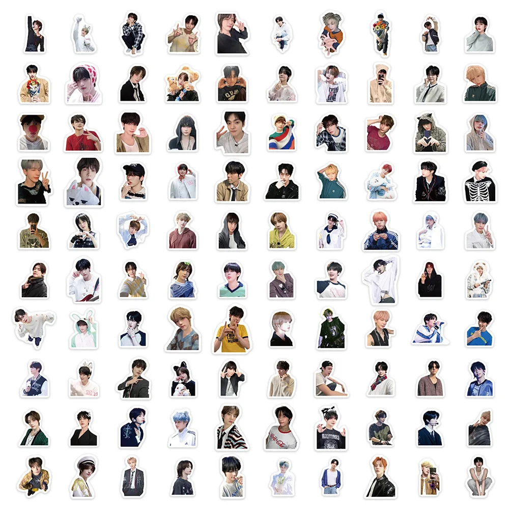 K-POP TOMORROW X TOGETHER Cartoon Graffiti Sticker Set - 100PCS
