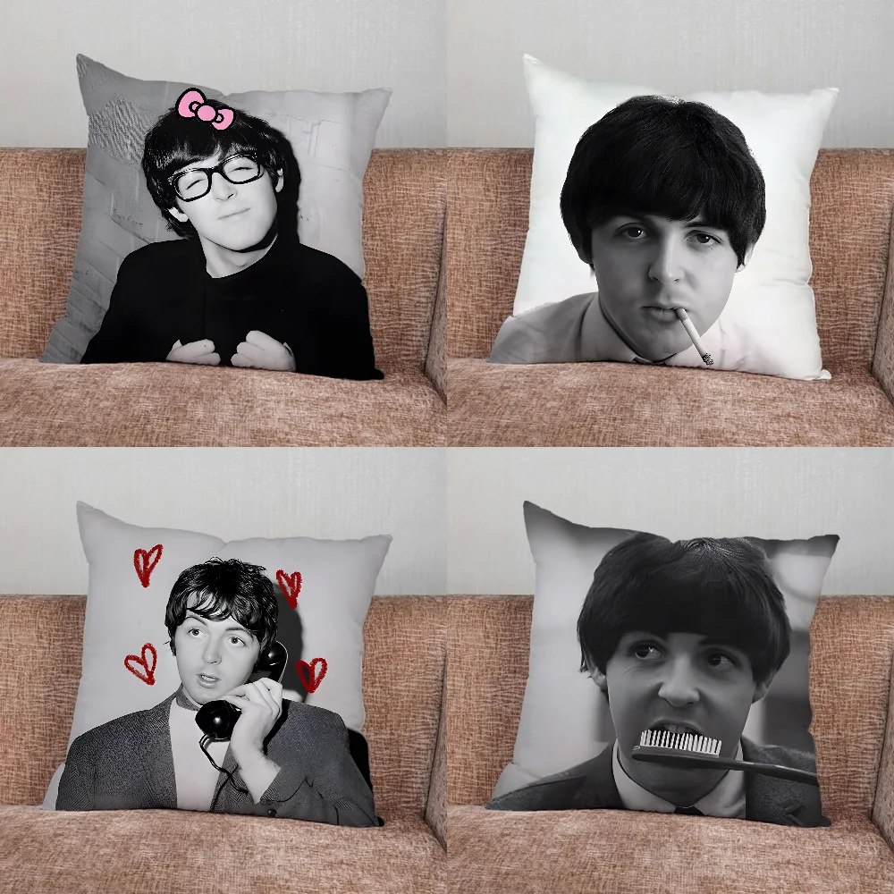 Sänger P-Paul M-McCartney Kissenbezug für Zuhause, Schlafzimmer, Auto, Büro, Dekoration, Wohnzimmer, Sofa, Kissenbezug, geeignet